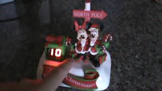 Gemmy Mickey and Minnie days til Christmas electronic calendar [upl. by Clerc]