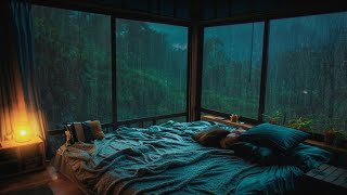 Deep Space Relaxing Sleep Music for Stress Relief Peaceful Relaxation Piano Chill Music amp Soft Rain [upl. by Ahseekal]