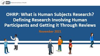 OHRP What is Human Subjects Research [upl. by Asseret]