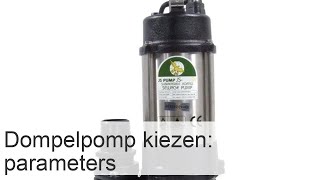 Dompelpompen voor water types aansluiting selectiecriteria en prijs [upl. by Elpmet650]