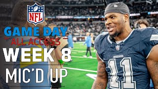 NFL Week 8 Micd Up quotyou hit me and I went nowherequot  Game Day All Access [upl. by Michelina577]