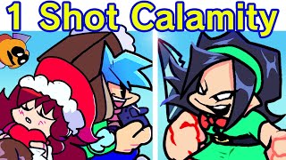 Friday Night Funkin One Shot Calamity Holiday Mod FNF MOD GF Tankman SkidPump Senpai Pico [upl. by Liddle]