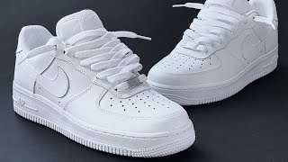 CÓMO ATAR LAS AIR FORCE 1 BAJAS SUELTAS MEJOR MANERA [upl. by Lledner]