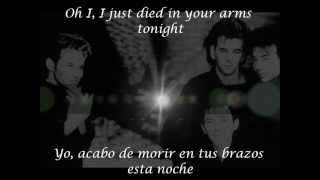 I Just Died In Your Arms Tonight Ingles Español CUTTING CREW [upl. by Kciwdahc406]