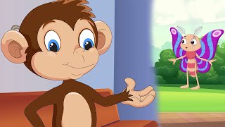 Titli Udi Ud Na Saki  तितली उड़ी  Hindi Nursery Rhymes  Tree Kids Rhymes [upl. by Ester358]