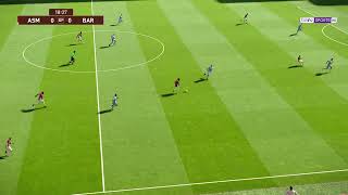 Monaco vs Barcelona Mastering eFootball PES 2021 Insane Gameplay Highlights [upl. by Arabrab]