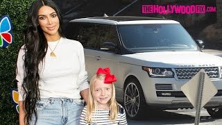 Kim Kardashian Leaves Home In Her 200K Range Rover To Head To The Childrens Hospital 3117 [upl. by Soule]