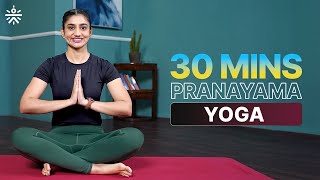 30 Mins Pranayama Yoga  Yoga At Home  Yoga For Beginners  Yoga Routine  cultofficial [upl. by Ycniuqal]