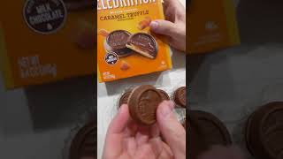 Food Review Celebration Carmel Truffle Cookies [upl. by Noiro]