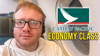 Cathay Pacific  15 hours Ultra Long Haul Economy Review [upl. by Alleinad]