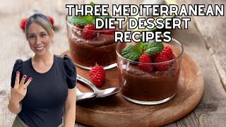 Healthy Mediterranean Diet Dessert Recipes  All Under 15 Minutes to Make [upl. by Ixel]