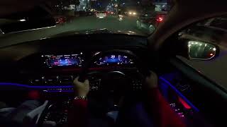 Illuminating the Night 2023 GLS 400d  POV Driving Experience [upl. by Acirdna]