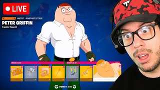 NEW FORTNITE CHAPTER 5 BATTLE PASS New Map Gameplay Fortnite x Family Guy [upl. by Bushey816]