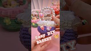 Purple 💜 DIY Basket 🧺 tutorial newsong diy shortsviral disposablecup bestoutofwasteartandcraft [upl. by Staw581]