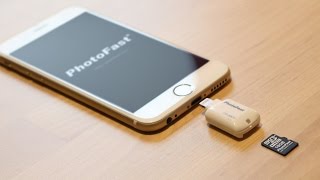 PhotoFast iOS Card Reader [upl. by Anilatsyrc]