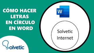 Como Hacer Letras en Circulo en Word ✅ [upl. by Letitia]