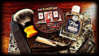 Zingari Man The Master WH Morley Straight Razor and AP Shave Brush [upl. by Rosemari83]