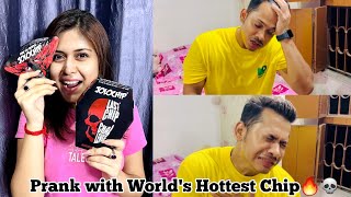 Extreme Prank on My Boyfriend with Worlds Hottest JoloChip 🥵🔥☠️ [upl. by Camfort]