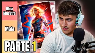 TIER LIST PELICULAS Y SERIES DE MARVEL Parte 1 🎥 [upl. by Crary]