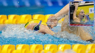 Australias OCallaghan shatters world record in womens 200m freestyle [upl. by Honeyman]