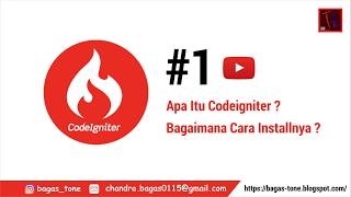 1 Tutorial Install Codeigniter Dengan Localhost XAMPP [upl. by Loralee]