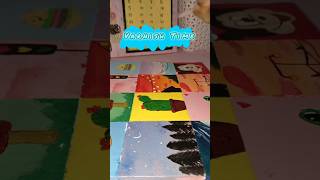 How to varnish Acrylic painting 🖌️🎨 painting artist diy art acrylicpainting craft varnishing [upl. by Hcra]