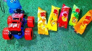 Satisfying Video  Unpacking Lollipops candy  ASMR  Lots of Candies Choco choco Chokobin Games [upl. by Petula]