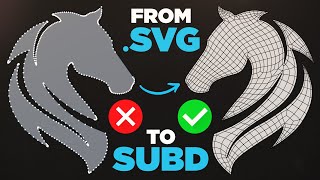 Turn SVG Files into Perfect Meshes [upl. by Herrah]