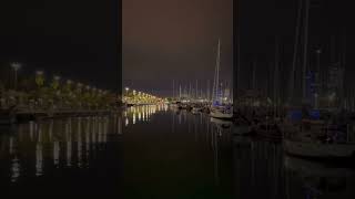 Port Barcelona Spain City Night trending barcelonalife visitbarcelona barcelonatour barcelona [upl. by Milone987]