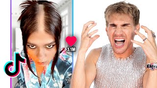 Hairdresser Reacts To Tiktok Haircut FAILS [upl. by Anuahsar]