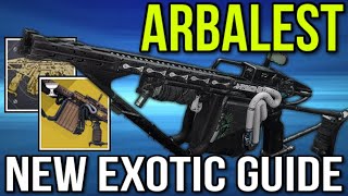 How to Get ARBALEST EXOTIC FUSION RIFLE amp Catalyst in 2023 NEW EXOTIC Quest Guide Destiny 2 [upl. by Arateehc]