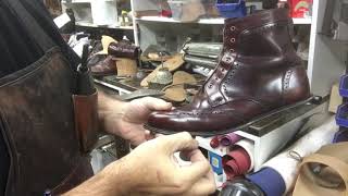 Allen Edmonds Dalton Detail Restoration Part 1 89 [upl. by Nwahsirhc]