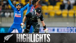 India Win Another Super Over Thriller  FULL HIGHLIGHTS  BLACKCAPS v India  4th T20 2020 [upl. by Aihsemak]