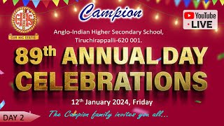 Campion  89th Annual Day Celebrations  12th January 2024  430 pm [upl. by Tommy]