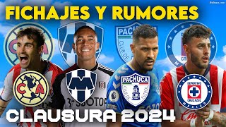 ✅🔥¡15 NUEVOS FICHAJES VINICIUS AL MONTERREY UNAI BILBAO AL AME ¡RONDON AL PACHUCA LIGA MX [upl. by Eilrebmik]