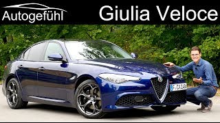 Alfa Giulia Veloce FULL REVIEW 2019  Autogefühl [upl. by Aytnahs]