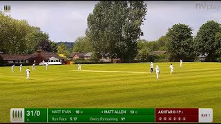 Middlewich CC 1st XI vs Langley CC 1st XI [upl. by Satterfield]