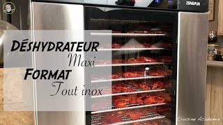 Déshydrateur Zen et pur tout inox  Idéal pour la cuisine crue [upl. by Ilahtan]