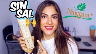 MEJOR SHAMPOO SIN SAL contra el FRIZZ para cabello DECOLORADO  Naissant Perla Beige [upl. by Esinehs226]