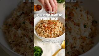 10 min Filipino Garlic Fried Rice 🤤 recipe [upl. by Enautna]