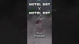 Metal Bat X Metal Bat Combo The Strongest Battleground strongestbattlegrounds roblox pvp [upl. by Marguerite]