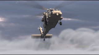 Houdini helicopter downwash • 1 • Collisions into dust [upl. by Kucik703]