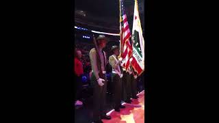 Clippers National Anthem Ranella Ferrer Revenge Body by Khloe Kardashian [upl. by Alilad]