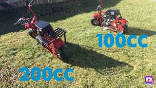 Coleman 100cc and 200cc comparison [upl. by Eisinger210]