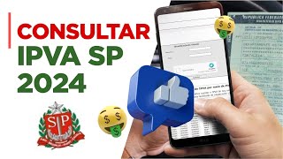 COMO PAGAR IPVA SP E TAXA DE LICENCIAMENTO ANUAL 2024 [upl. by Hannahs]