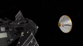 ExoMars 2016 separation of Schiaparelli [upl. by Noruq902]