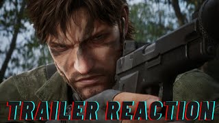 Metal Gear Solid Delta Snake Eater Trailer Reaction 1st Trailer 2024 [upl. by Nosniv]