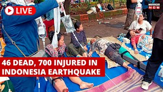 Indonesia Earthquake Live 56 Magnitude Earthquake Hit Indonesia At Least 168 Dead 700 Injured [upl. by Akelahs741]