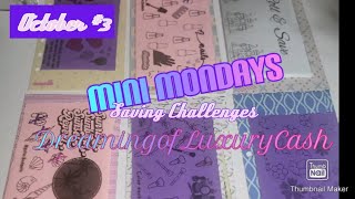 🎀💵Mini Mondays 💵🎀saving challenges cash stuffing low income [upl. by Sheryl786]