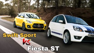 POV Swift sport 180HP vs Ford Fiesta ST 175HP MK6 4K GOPRO HERO 11 [upl. by Annelg]